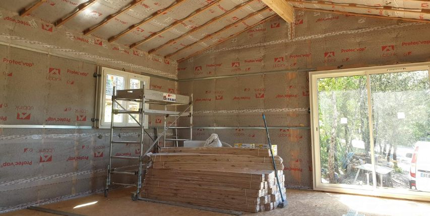 Pose isolation maison